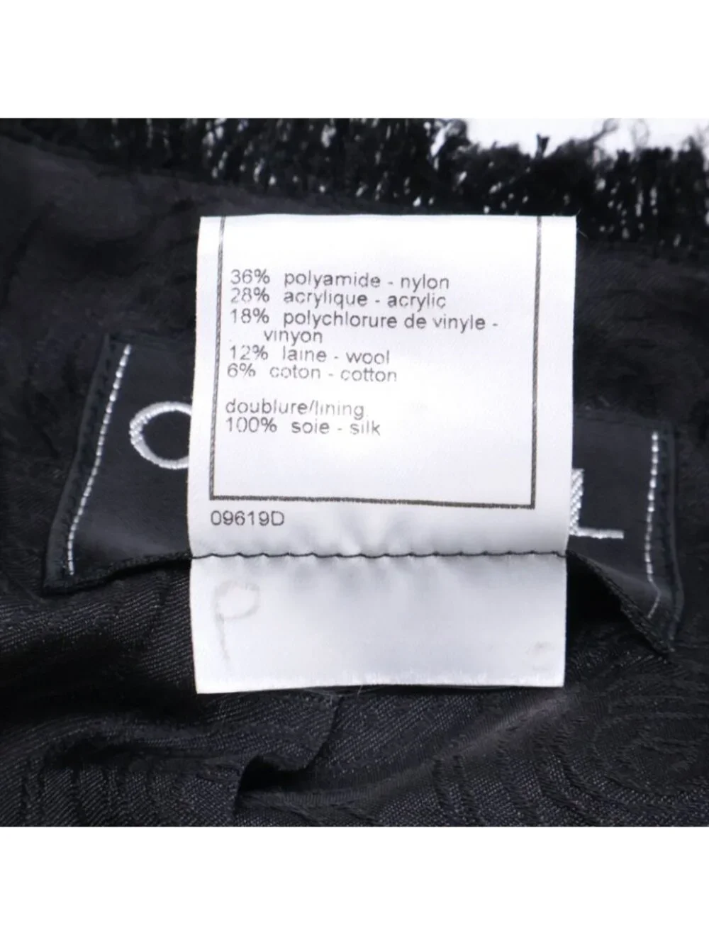 Chanel Sequin Collarless Jacket 34